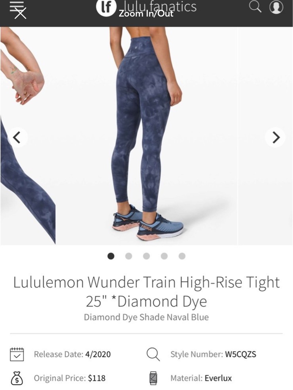 Lululemon wunder train leggings